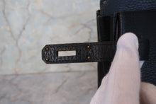 將圖片載入圖庫檢視器 HERMES／エルメス バーキン35 アルデンヌ ブラック □H刻印 ハンドバッグ 700110104
