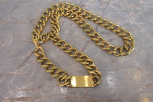 CHANEL/シャネル チェーンベルト 金メッキ ゴールド ベルト 700050208