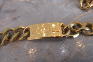 CHANEL/シャネル チェーンベルト 金メッキ ゴールド ベルト 700050208