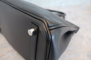 HERMES／エルメス バーキン25 ヴォーエプソン ブラック □N刻印 ハンドバッグ 700070280