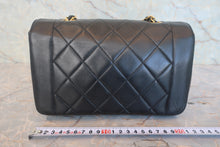 画像をギャラリービューアに読み込む, CHANEL/シャネル ダイアナマトラッセチェーンショルダーバッグ ラムスキン ブラック/ゴールド金具 ショルダーバッグ 800020053

