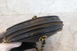 CHANEL/シャネル マトラッセフリンジハンドバッグ ラムスキン ネイビー/ゴールド金具 ハンドバッグ 700070148