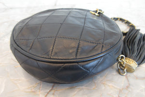 CHANEL/シャネル マトラッセフリンジハンドバッグ ラムスキン ネイビー/ゴールド金具 ハンドバッグ 700070148
