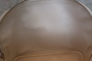 HERMES BOLIDE 1923 Swift leather White  □K Engraving Hand bag 500110102