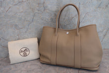 将图片加载到图库查看器，HERMES GARDEN PARTY PM Negonda leather Trench □L刻印 Tote bag 600100087
