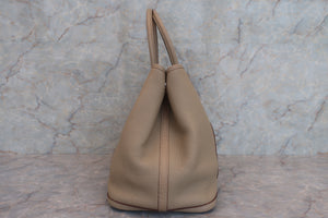 HERMES GARDEN PARTY PM Negonda leather Trench □L刻印 Tote bag 600100087