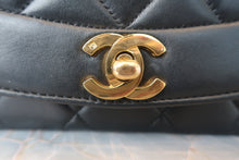 画像をギャラリービューアに読み込む, CHANEL/シャネル ダイアナマトラッセチェーンショルダーバッグ ラムスキン ブラック/ゴールド金具 ショルダーバッグ 800020053

