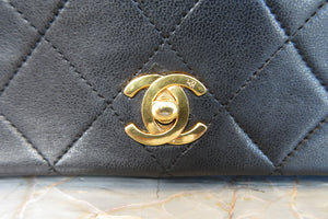 CHANEL/シャネル ミニマトラッセチェーンショルダーバッグ ラムスキン ブラック/ゴールド金具 ショルダーバッグ 60120026