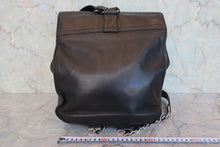 Load image into Gallery viewer, CHANEL CC mark Chain Back pack Lambskin Black/Silver hardware Back pack 800090059
