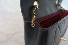 画像をギャラリービューアに読み込む, CHANEL/シャネル ダイアナマトラッセチェーンショルダーバッグ ラムスキン ブラック/ゴールド金具 ショルダーバッグ 800020053
