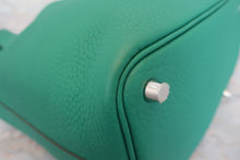 Load image into Gallery viewer, HERMES PICOTIN LOCK PM Clemence leather Vert vertigo Z Engraving Hand bag 600110217
