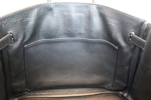 HERMES／エルメス バーキン25 ヴォーエプソン ブラック □N刻印 ハンドバッグ 700070280