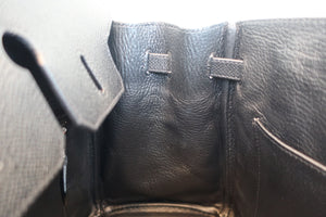 HERMES／エルメス バーキン25 ヴォーエプソン ブラック □N刻印 ハンドバッグ 700070280