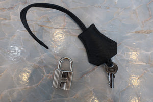 HERMES／エルメス バーキン25 ヴォーエプソン ブラック □N刻印 ハンドバッグ 700070280