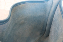 将图片加载到图库查看器，HERMES EVELYNE 2PM Clemence leather Blue jean □K刻印 Shoulder bag 700120171
