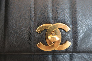 CHANEL/香奈儿 coco小姐 单盖 链条包  荔枝皮 Black/Gold hadware(黑色/金色金属) 肩背包 600080025