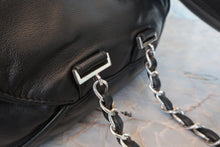 Load image into Gallery viewer, CHANEL CC mark Chain Back pack Lambskin Black/Silver hardware Back pack 800090059
