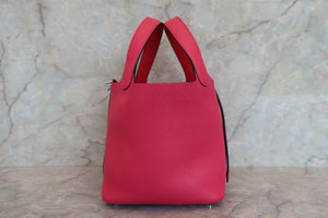 HERMES／エルメス ピコタンロックエクラＰＭ トリヨンクレマンス/ヴォースイフト ローズメキシコ/ルージュクー Z刻印 ハンドバッグ 700080029
