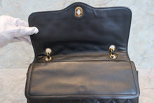 Load image into Gallery viewer, CHANEL Paris Limited Matelasse double flap chain shoulder bag Lambskin Black/Gold hadware Shoulder bag 700100075
