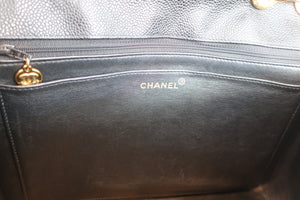 CHANEL/シャネル マドモアゼルシングルフラップチェーンショルショルダーバッグ キャビアスキン ブラック/ゴールド金具 ショルダーバッグ 600080025