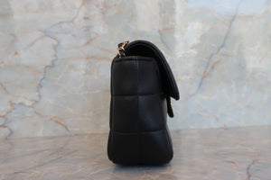 CHANEL/シャネル チョコバーミニチェーンショルダーバッグ ラムスキン ブラック/ゴールド金具 ショルダーバッグ 700050268