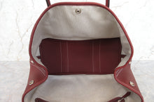 Load image into Gallery viewer, HERMES  GARDEN PARTY PM Negonda leather Rouge H □P Engraving Tote bag 700110130
