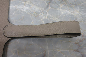 HERMES／エルメス ピコタンロックＭＭ トリヨンクレマンス トゥルティエールグレー □N刻印 ハンドバッグ 700090041