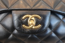 画像をギャラリービューアに読み込む, CHANEL/シャネル 中マトラッセシングルフラップチェーンショルダーバッグ ラムスキン ブラック/ゴールド金具 ショルダーバッグ 800020017
