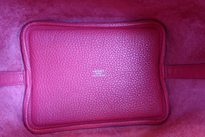 HERMES／エルメス ピコタンロックエクラＰＭ トリヨンクレマンス/ヴォースイフト ローズメキシコ/ルージュクー Z刻印 ハンドバッグ 700080029