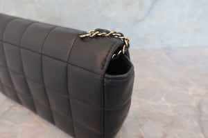 CHANEL/シャネル チョコバーミニチェーンショルダーバッグ ラムスキン ブラック/ゴールド金具 ショルダーバッグ 700050268