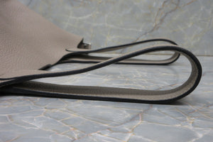 HERMES／エルメス ピコタンロックＭＭ トリヨンクレマンス トゥルティエールグレー □N刻印 ハンドバッグ 700090041