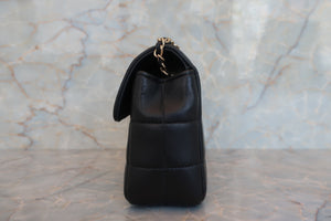CHANEL/シャネル チョコバーミニチェーンショルダーバッグ ラムスキン ブラック/ゴールド金具 ショルダーバッグ 700050268