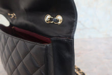 画像をギャラリービューアに読み込む, CHANEL/シャネル 中マトラッセシングルフラップチェーンショルダーバッグ ラムスキン ブラック/ゴールド金具 ショルダーバッグ 800020017
