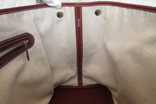 Load image into Gallery viewer, HERMES  GARDEN PARTY PM Negonda leather Rouge H □P Engraving Tote bag 700110130
