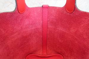 HERMES／エルメス ピコタンロックエクラＰＭ トリヨンクレマンス/ヴォースイフト ローズメキシコ/ルージュクー Z刻印 ハンドバッグ 700080029