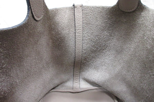 HERMES／エルメス ピコタンロックＭＭ トリヨンクレマンス トゥルティエールグレー □N刻印 ハンドバッグ 700090041