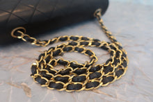 Load image into Gallery viewer, CHANEL Matelasse Full Flap chain shoulder bag Lambskin Black/Gold hadware Shoulder bag 800030134
