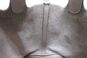 HERMES／エルメス ピコタンロックＭＭ トリヨンクレマンス トゥルティエールグレー □N刻印 ハンドバッグ 700090041
