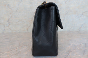 CHANEL Big Matelasse Single flap chain shoulder bag Lambskin Black/Gold hadware Shoulder bag 600040032
