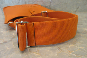 HERMES EVELYNE 3PM Epsom leather Orange □N Engraving Shoulder bag 700090119