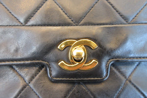 CHANEL/シャネル マトラッセチェーンショルダーバッグ ラムスキン ブラック/ゴールド金具 ショルダーバッグ 700070153
