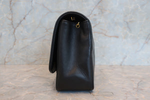 CHANEL/シャネル ダイアナマトラッセチェーンショルダーバッグ ラムスキン ブラック/ゴールド金具 ショルダーバッグ 700090012