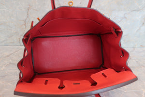 HERMES BIRKIN 25 Togo leather Rouge pivoine T刻印 Hand bag 600050031