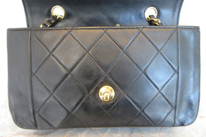 CHANEL/シャネル マトラッセチェーンショルダーバッグ ラムスキン ブラック/ゴールド金具 ショルダーバッグ 700070153
