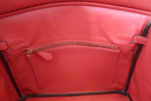 将图片加载到图库查看器，HERMES BIRKIN 25 Togo leather Rouge pivoine T刻印 Hand bag 600050031
