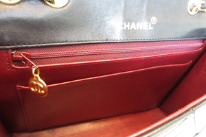 CHANEL/香奈儿 2.55 单盖包 链条包 羊皮 Black/Gold hadware(黑色/金色金属) 肩背包 700010052