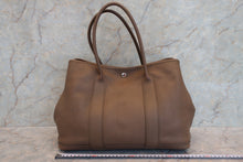Load image into Gallery viewer, HERMES  GARDEN PARTY PM Negonda leather Etoupe gray □O Engraving Tote bag 700100084
