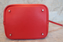 Load image into Gallery viewer, HERMES PICOTIN LOCK MM Clemence leather Rouge de Coeur A Engraving Hand bag 500100212
