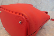 Load image into Gallery viewer, HERMES PICOTIN LOCK MM Clemence leather Rouge de Coeur A Engraving Hand bag 500100212
