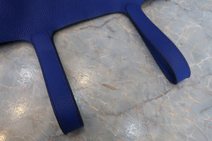 HERMES／エルメス ピコタンロックＭＭ トリヨンクレマンス ブルーエレクトリック A刻印 ハンドバッグ 700080035